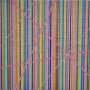 Coloured lines 2.2.2 lila 2026, 20x20, Acryl-Acrylstifte auf Leinwand, € 210